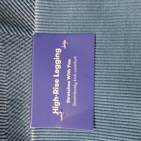 Women's High-Rise Ribbed Seamless 7/8 Leggings | Joylab | X Large - Picture 8 of 12